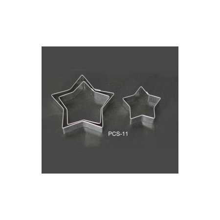 Набор форм металлических (звезда) для выдавливания глины (3 шт.) PCS-11