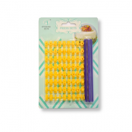 Набор букв для печати  KY70