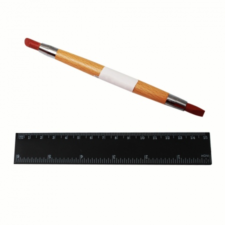 Ластик двусторонний с деревянной ручкой С50-45С