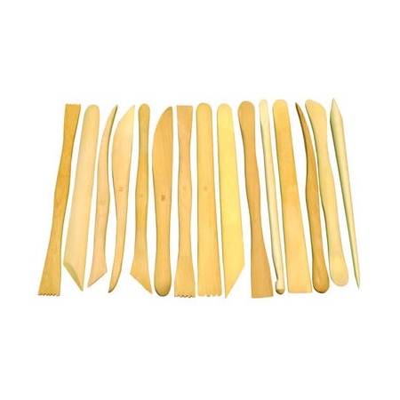 Набор стеков деревянных, 15 шт. 15 см SFT035