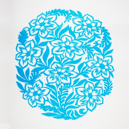 Трафарет для глины овальный 