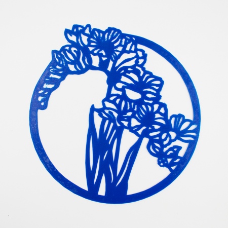 Трафарет для глины круглый 