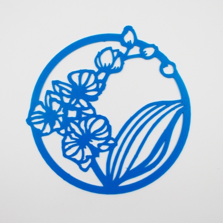 Трафарет для глины круглый 