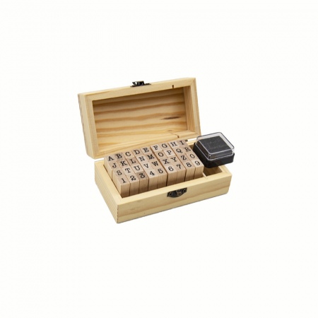 Набор деревянных штампов для скрапбукинга, декора, рукоделия, творчества