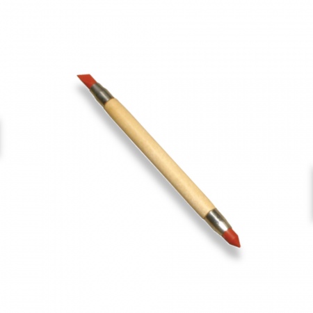 Ластик двусторонний с деревянной ручкой DK11072