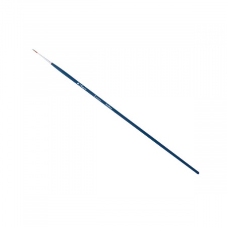 Кисть-колонок плоская №2, длинная ручка   