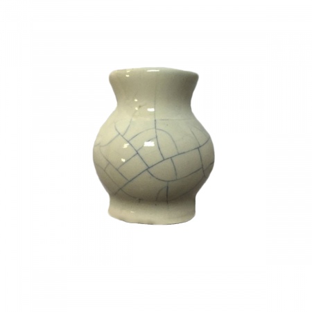 Глазурь Керамика Гжели Кракле белая с крупной сеткой (1000-1100гр.С)